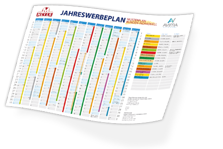 Avima Jahreswerbeplan